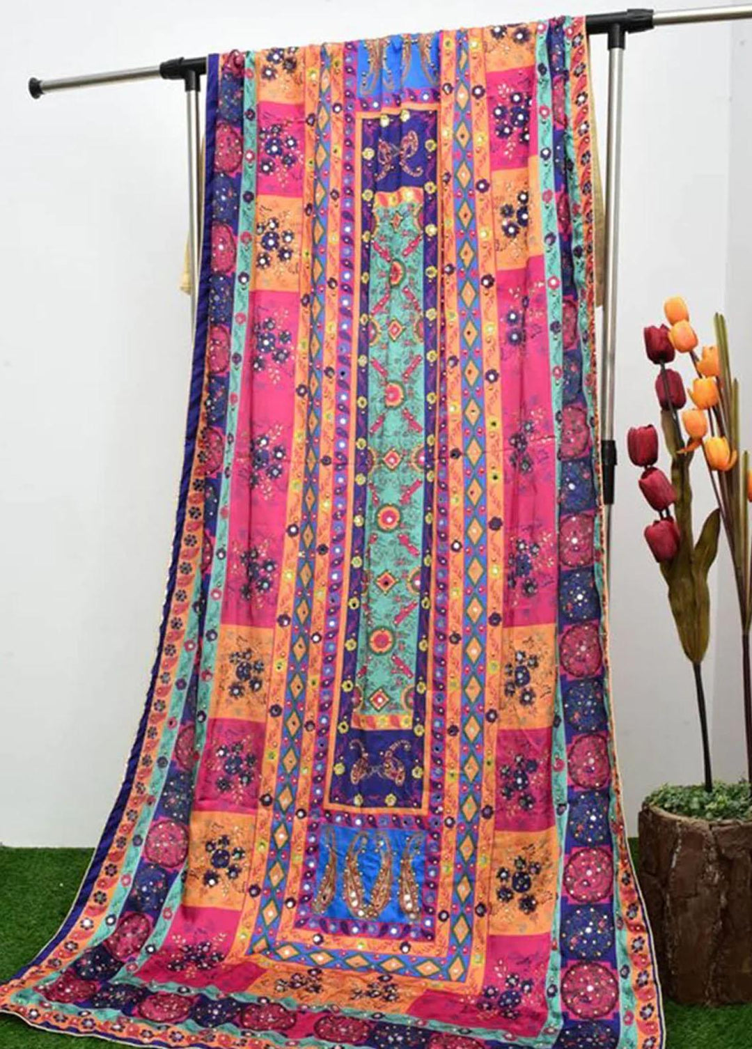 TNG Charmause Silk Dupatta TNG-MFD-0013 - Dupatta Collection