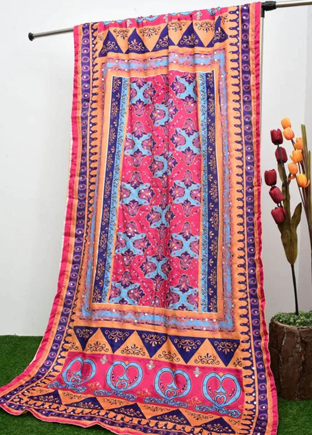 TNG Charmause Silk Dupatta TNG-MFD-0015 - Dupatta Collection