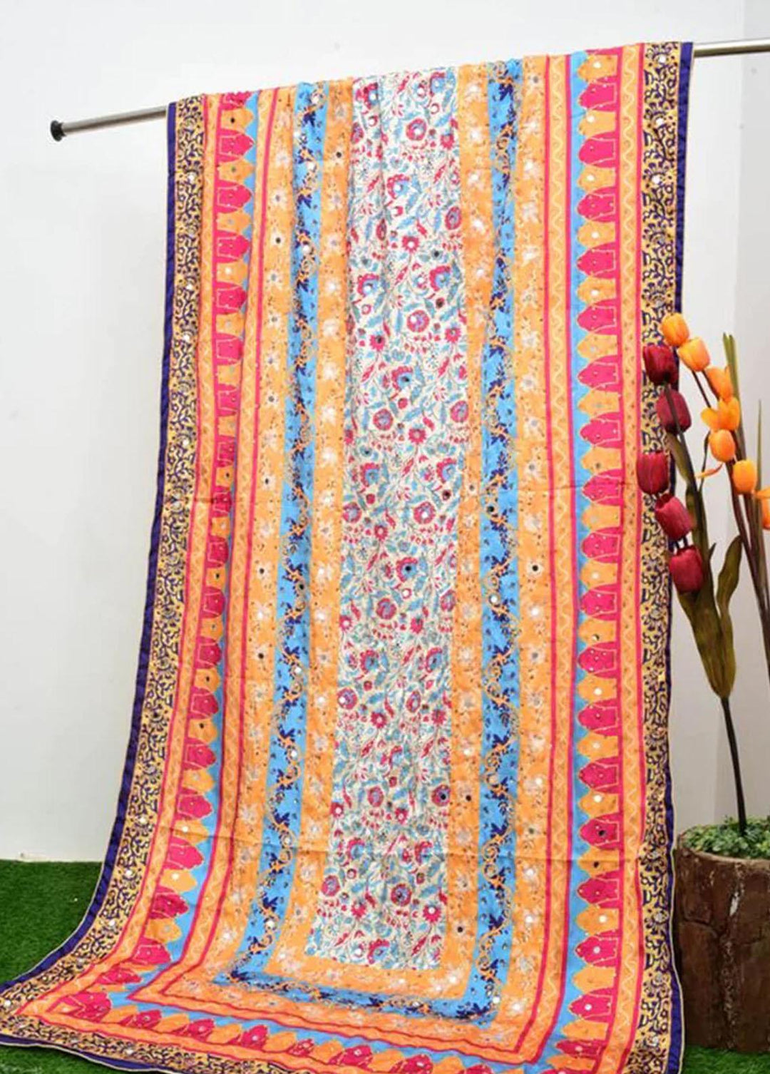 TNG Charmause Silk Dupatta TNG-MFD-0016 - Dupatta Collection
