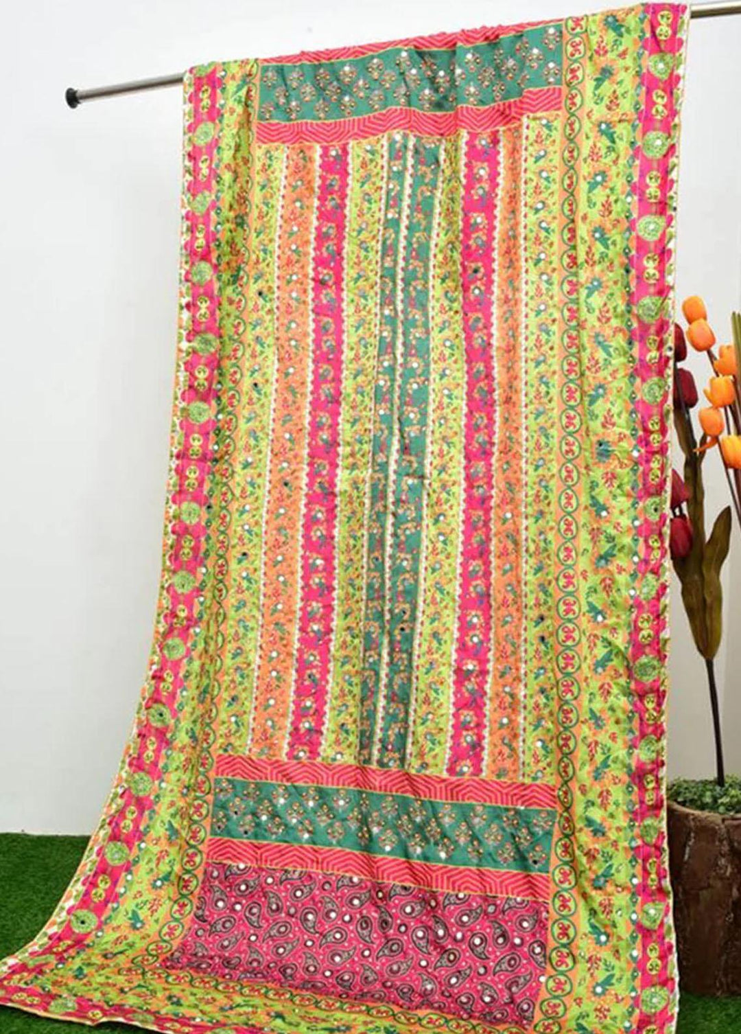 TNG Charmause Silk Dupatta TNG-MFD-0017 - Dupatta Collection