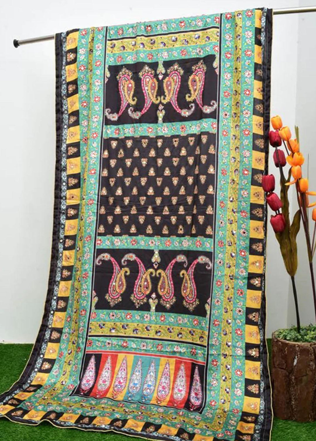 TNG Charmause Silk Dupatta TNG-MFD-0020 - Dupatta Collection