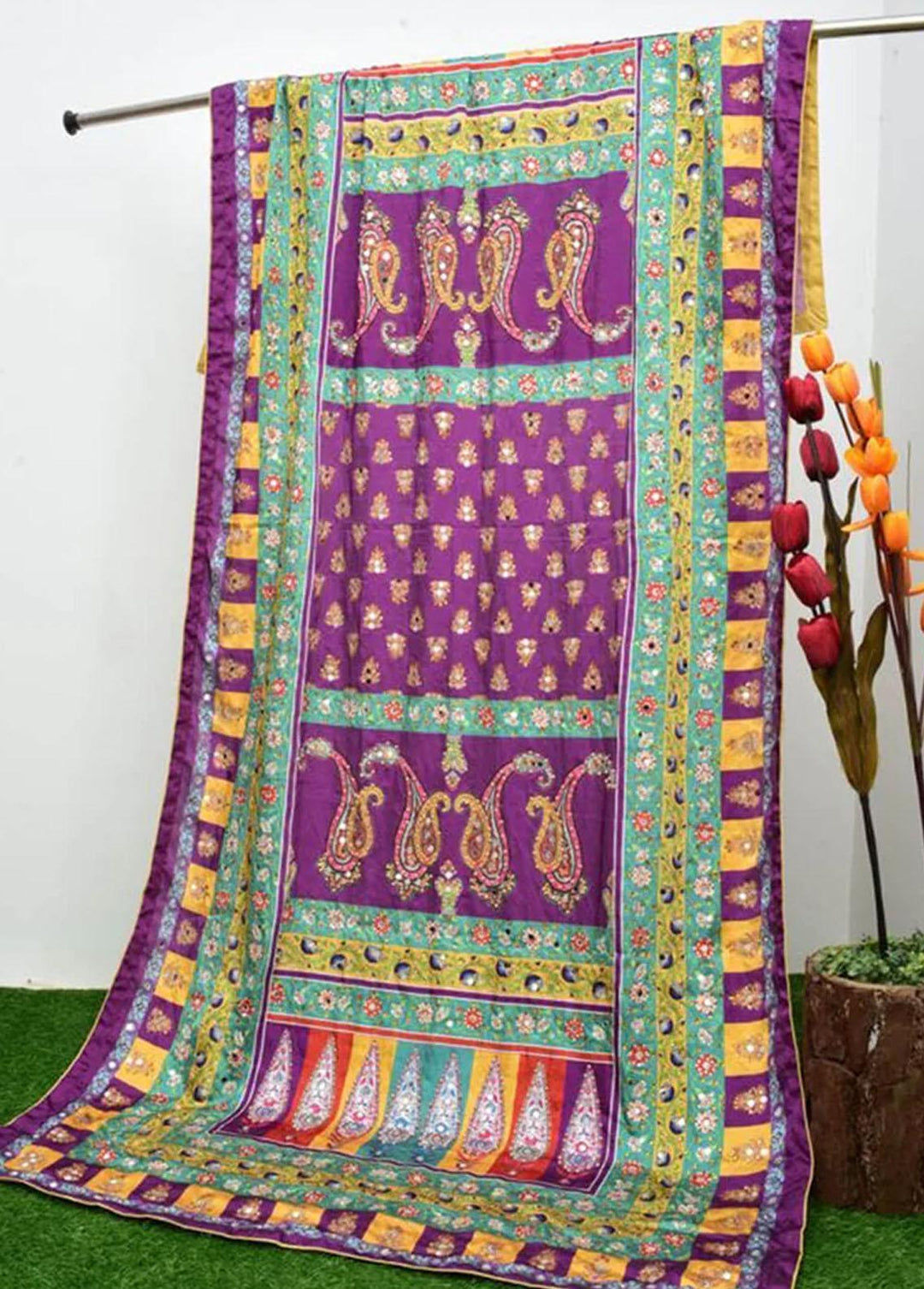 TNG Charmause Silk Dupatta TNG-MFD-0022 - Dupatta Collection