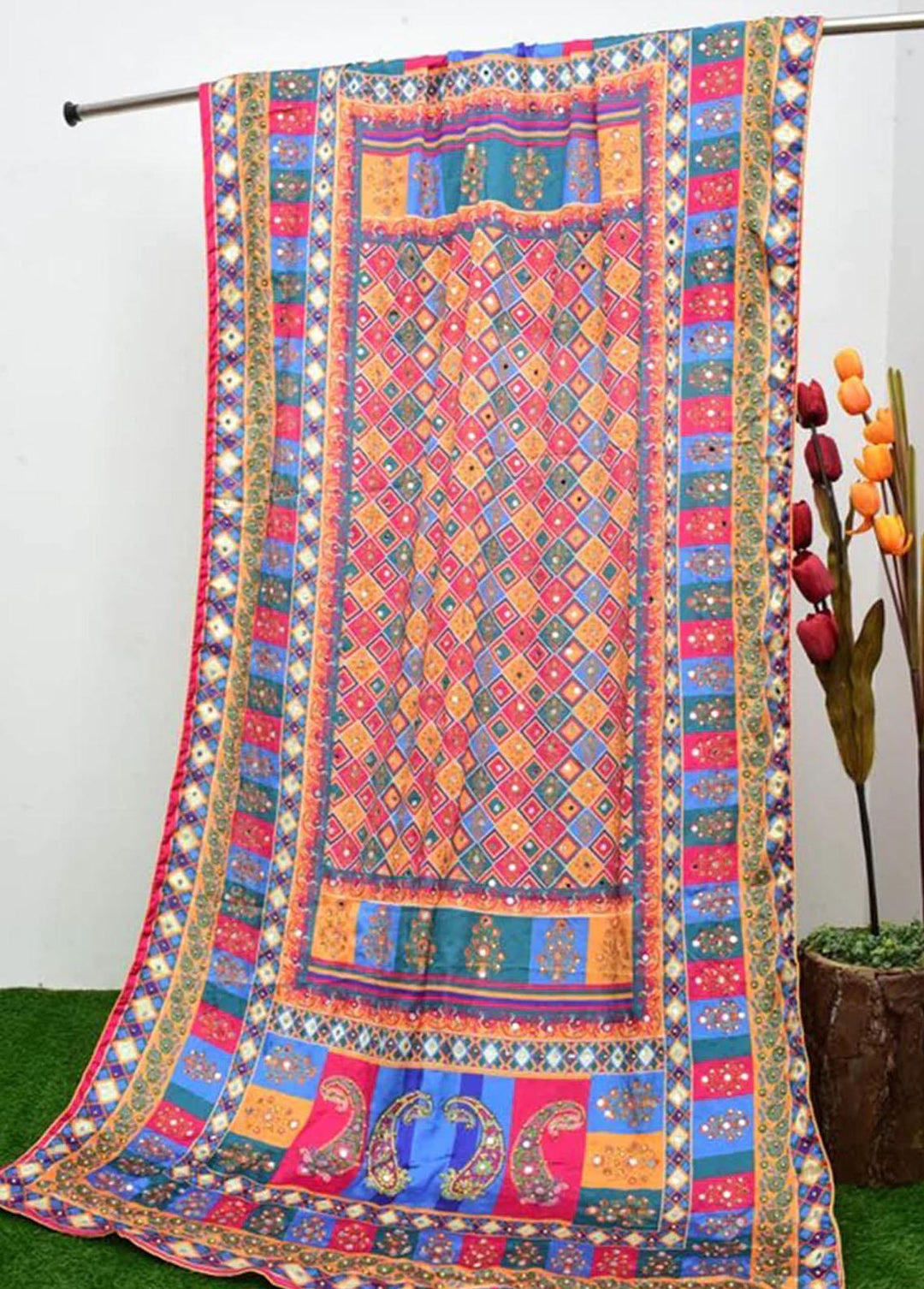 TNG Charmause Silk Dupatta TNG-MFD-0025 - Dupatta Collection