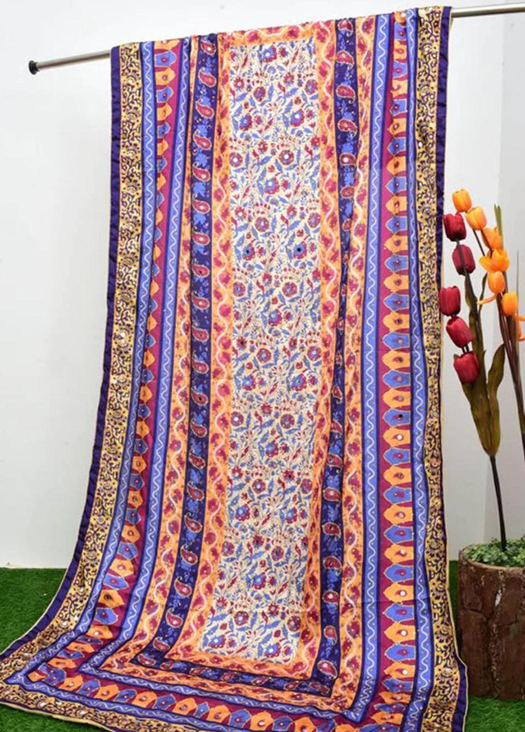 TNG Charmause Silk Dupatta TNG-MFD-0028 - Dupatta Collection