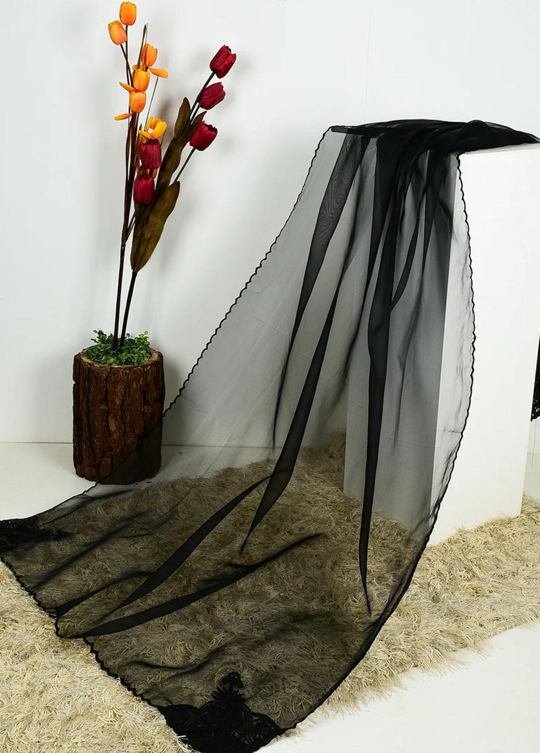 TNG Organza Dupatta TNG-ORG-007 - Dupatta Collection