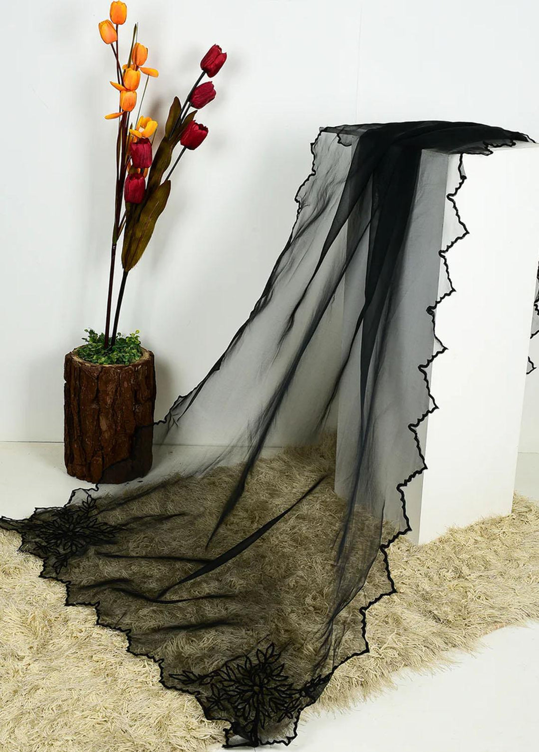 TNG Organza Dupatta TNG-ORG-008 - Dupatta Collection