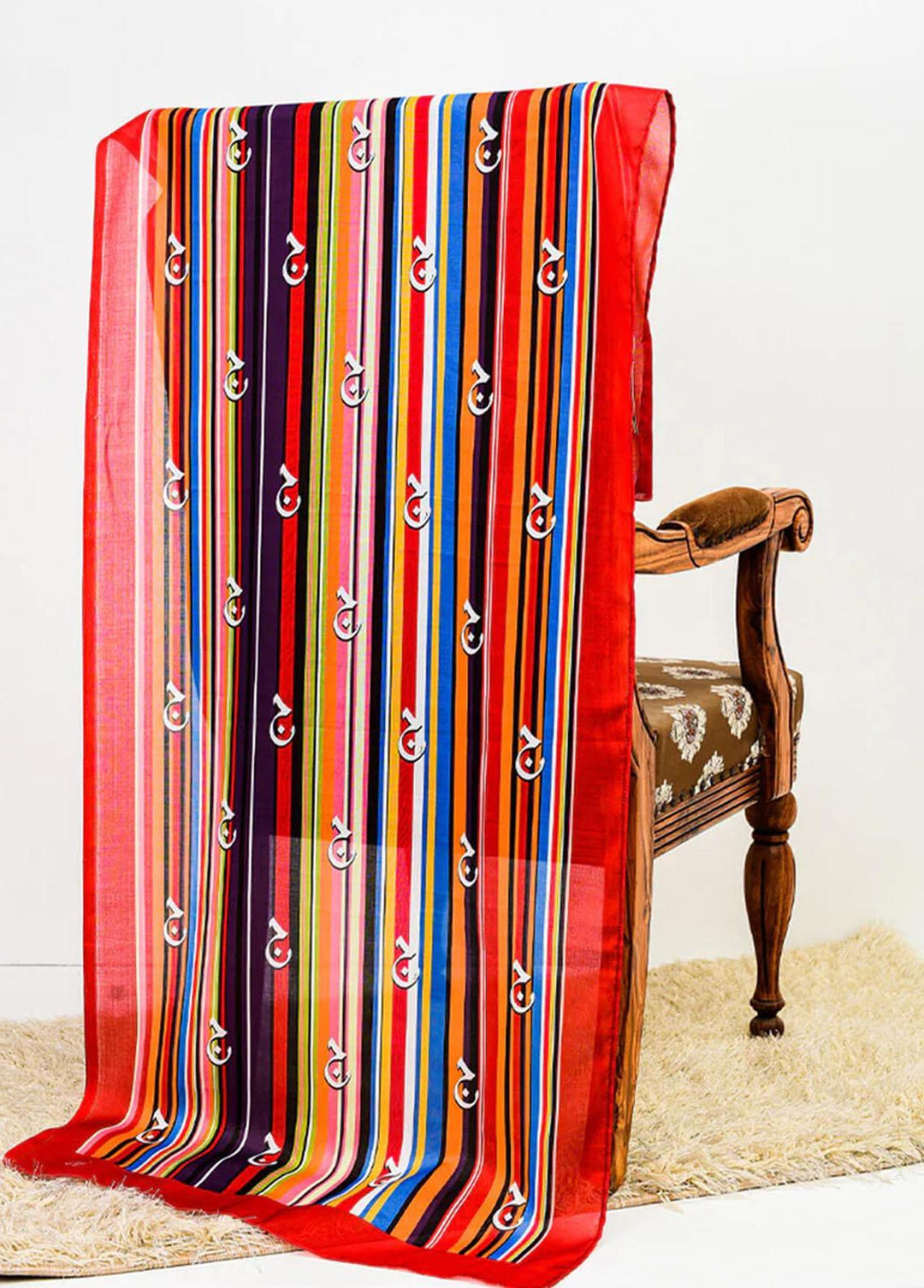 TNG Lawn Stoles Stripes Jeem - Stoles Collection