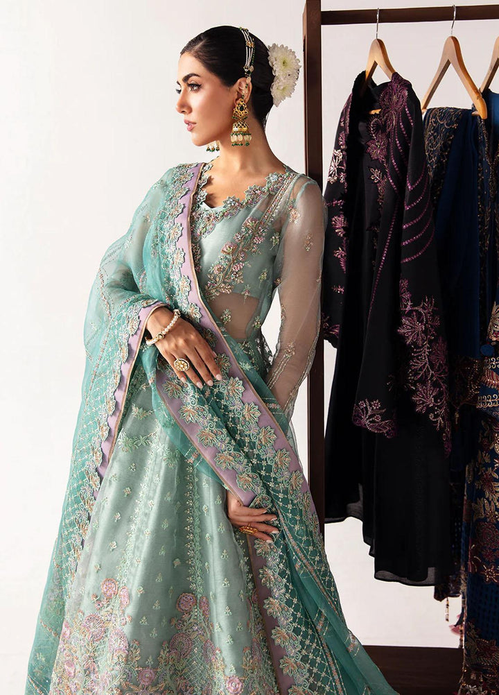 Unkahi Baaten By Jamnii Embroidered Organza Suits Unstitched 3 Piece JMN23UB Nazli - Festive Collection