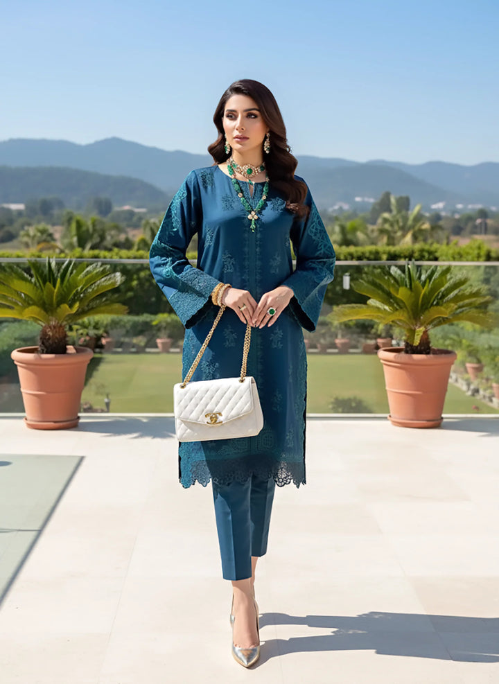 Lakhany Pret Embroidered Cotton Net 2 Piece Suit LSM-4051