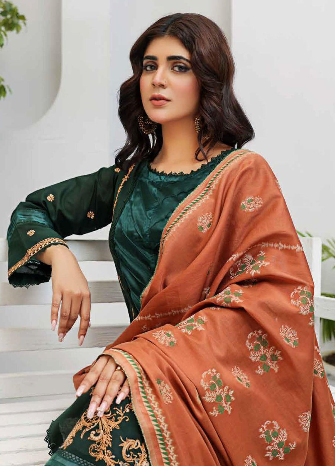 Uraan By Panache Jacquard Lawn Suits Unstitched 3 Piece PCH23U D-10 - Spring Collection