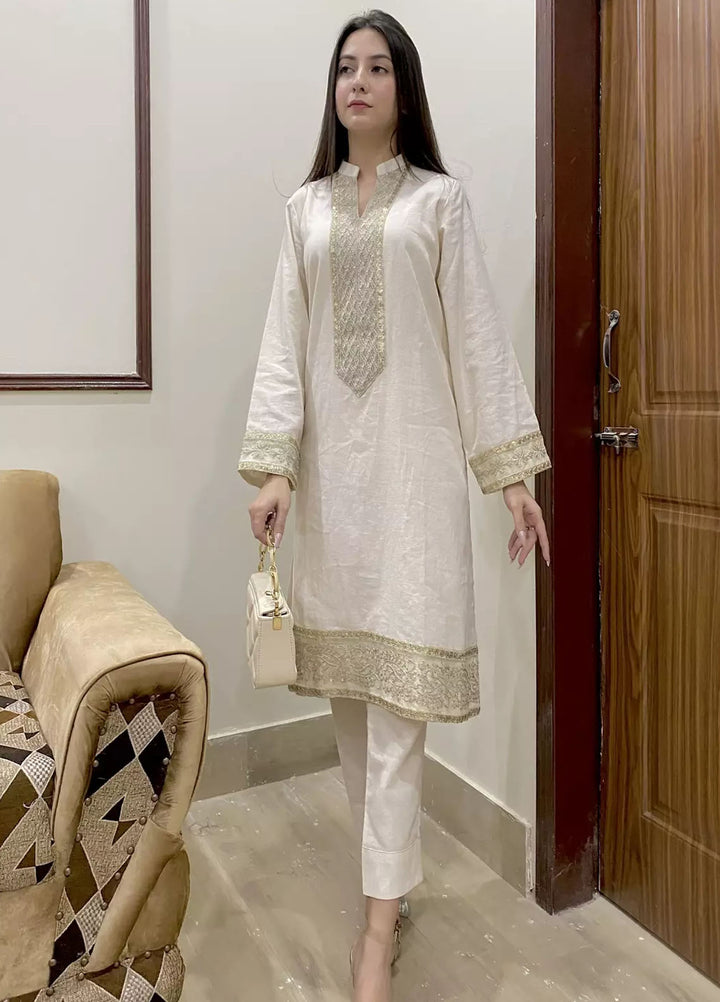 Urban Cut Pret Embroidered Cotton 2 Piece Suit UC2PE0071