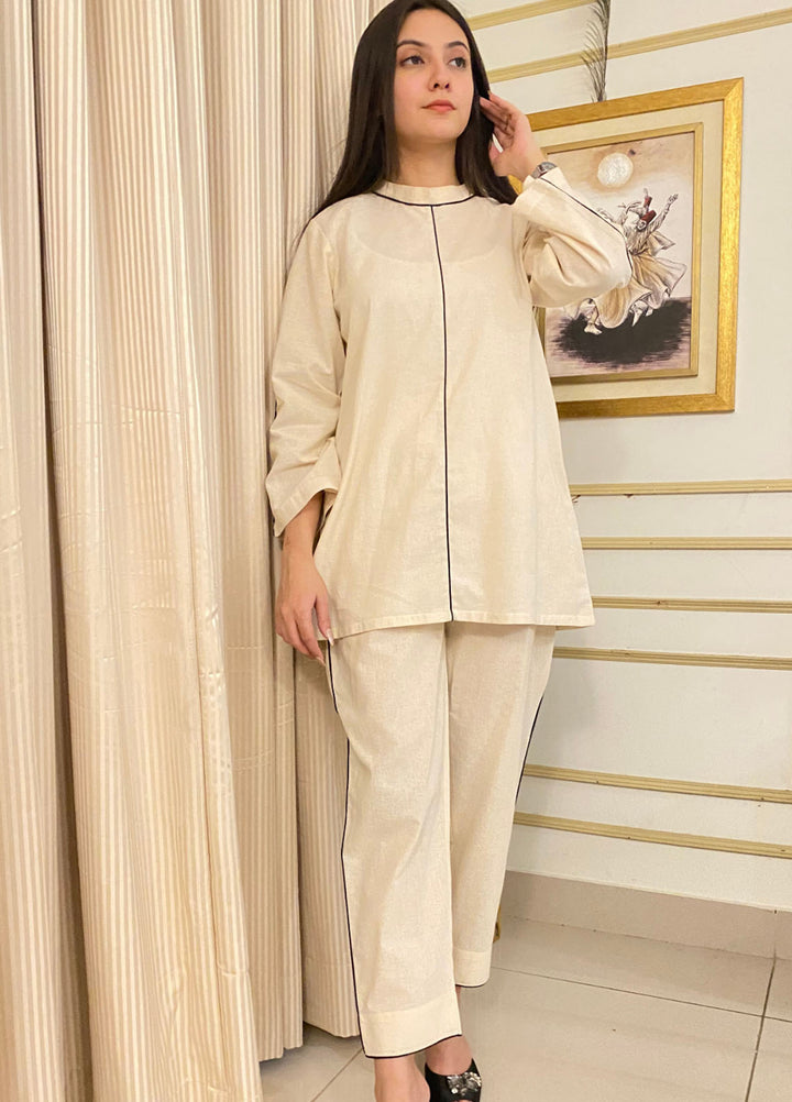 Urban Cut Pret Plain Cotton 2 Piece Suit UC2PW00221