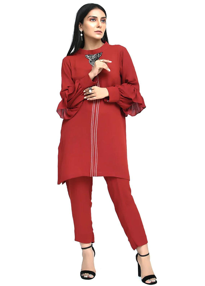 Uzul Trends Pret  Georgette 2 Piece Dress DR