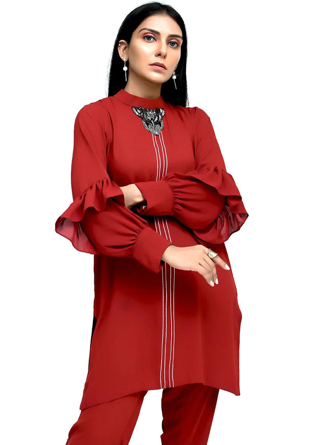 Uzul Trends Pret  Georgette 2 Piece Dress DR