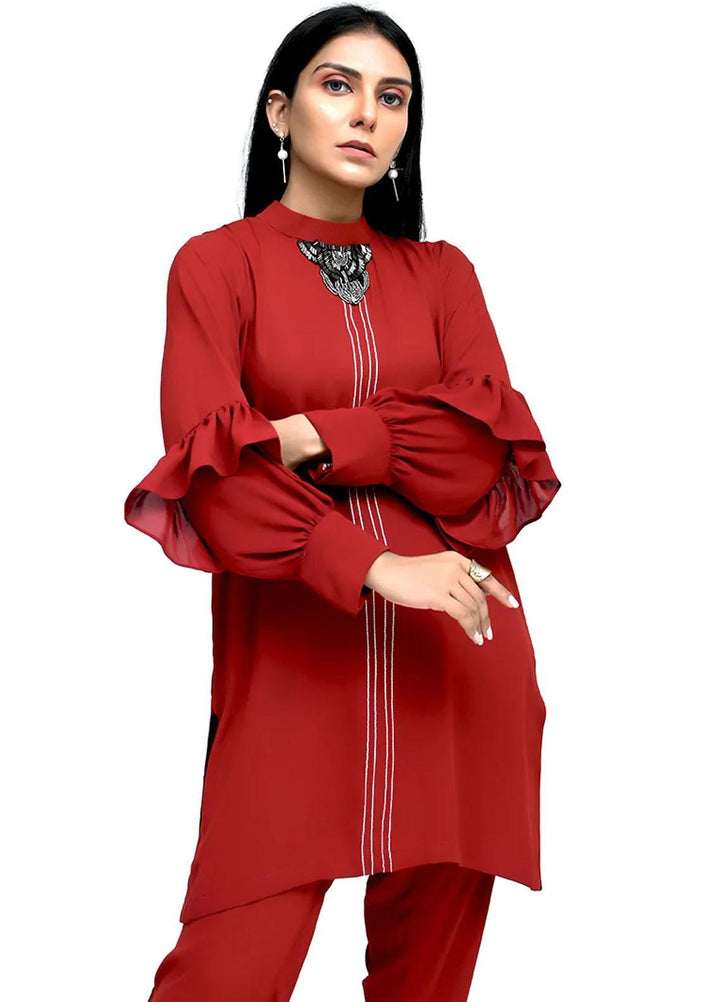Uzul Trends Pret  Georgette 2 Piece Dress DR