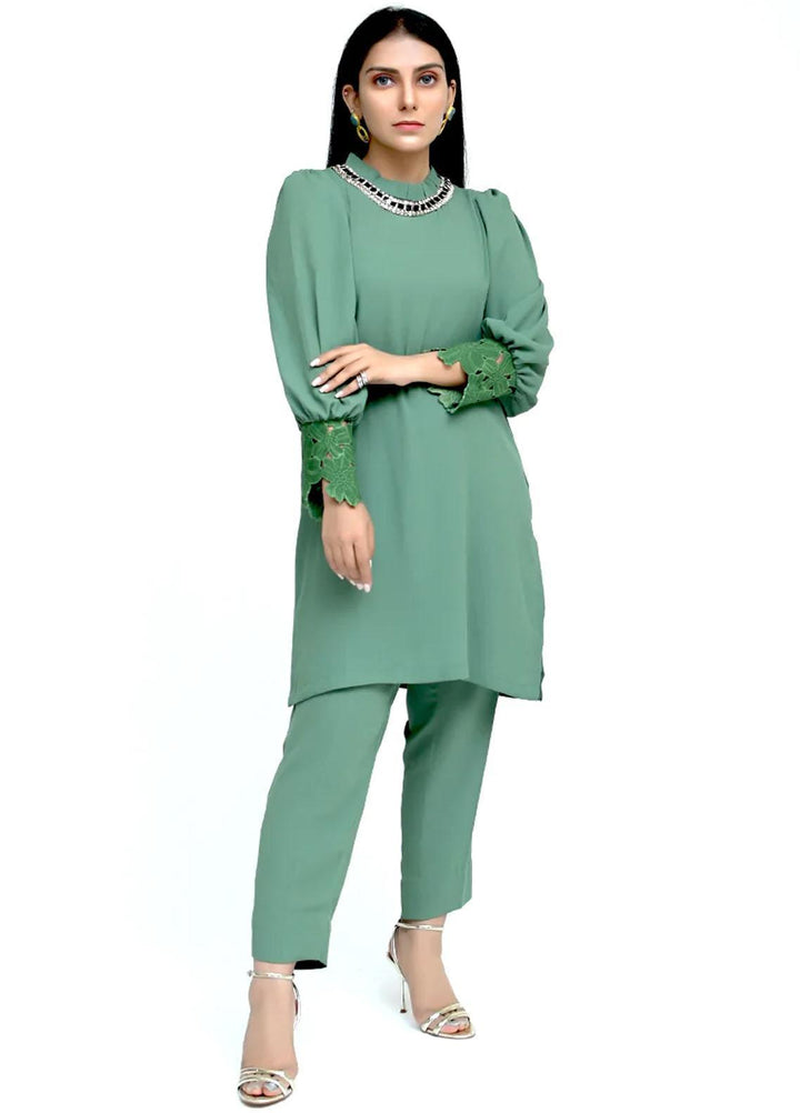 Uzul Trends Pret  Georgette 2 Piece Dress GR