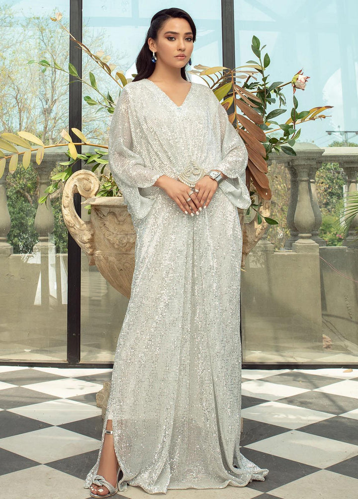 Vanya Party Wear Net Stitched Kaftan FJ-04
