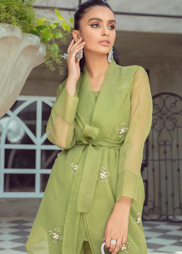 Vanya Party Wear Organza Stitched 2 Piece Dress FJ-08