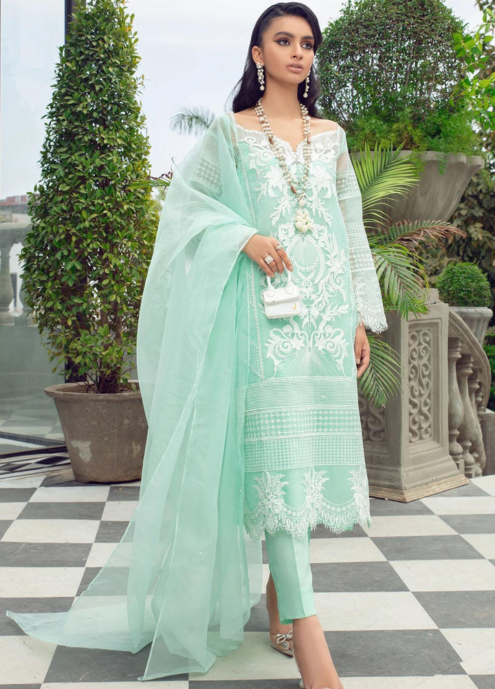 Vanya Embroidered Organza Stitched 3 Piece Suit FJ-14