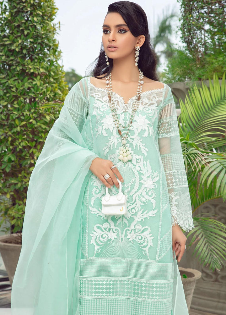 Vanya Embroidered Organza Stitched 3 Piece Suit FJ-14