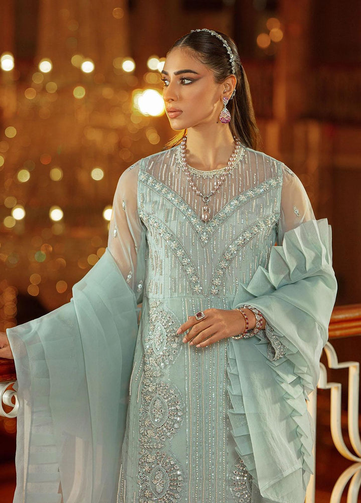Vanya Formal Wear Organza Pret 3 Piece Suit MZ-04