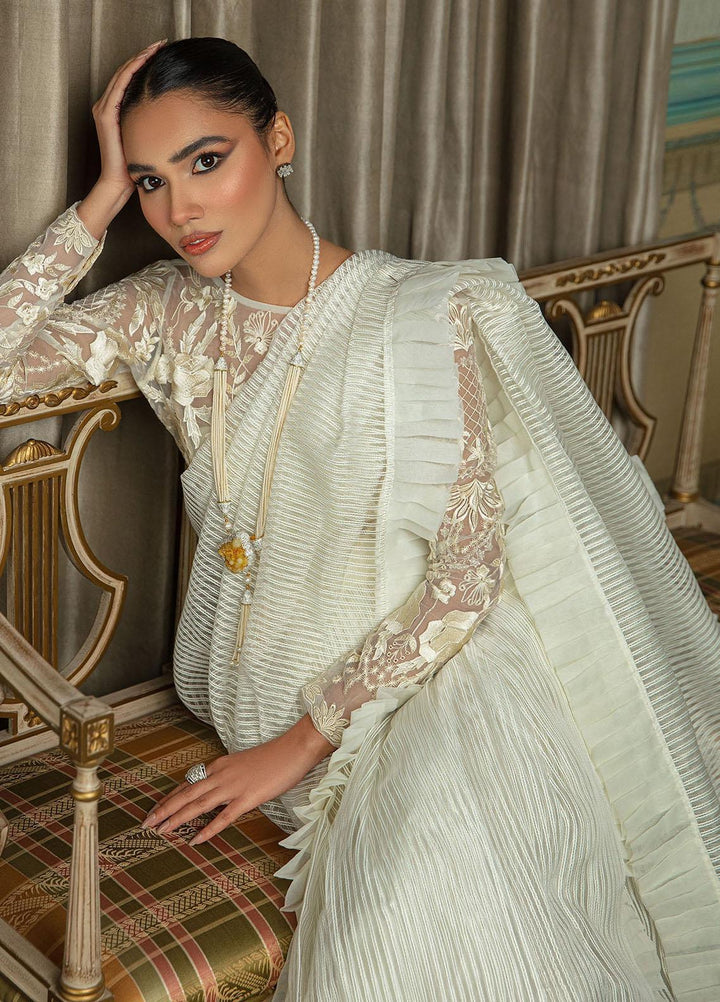 Vanya Formal Wear Organza Pret Saree MZ-06