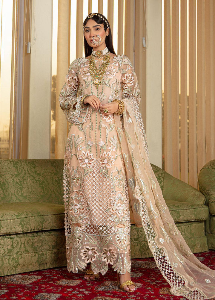 Vanya Formal Wear Organza Pret 3 Piece Suit MZ-07