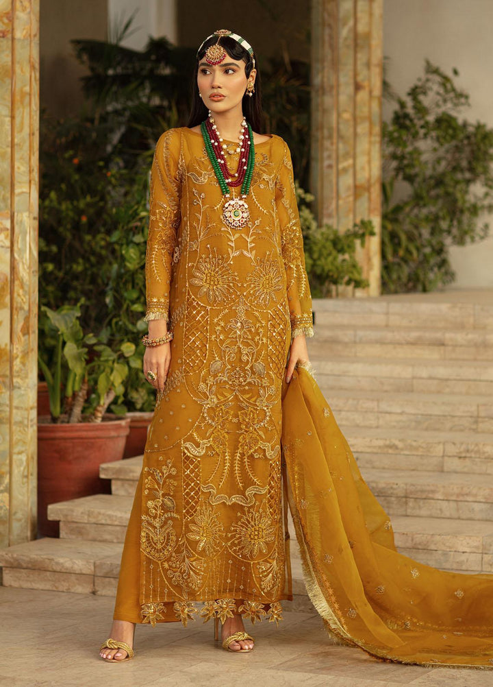Vanya Formal Wear Organza Pret 3 Piece Suit MZ-09