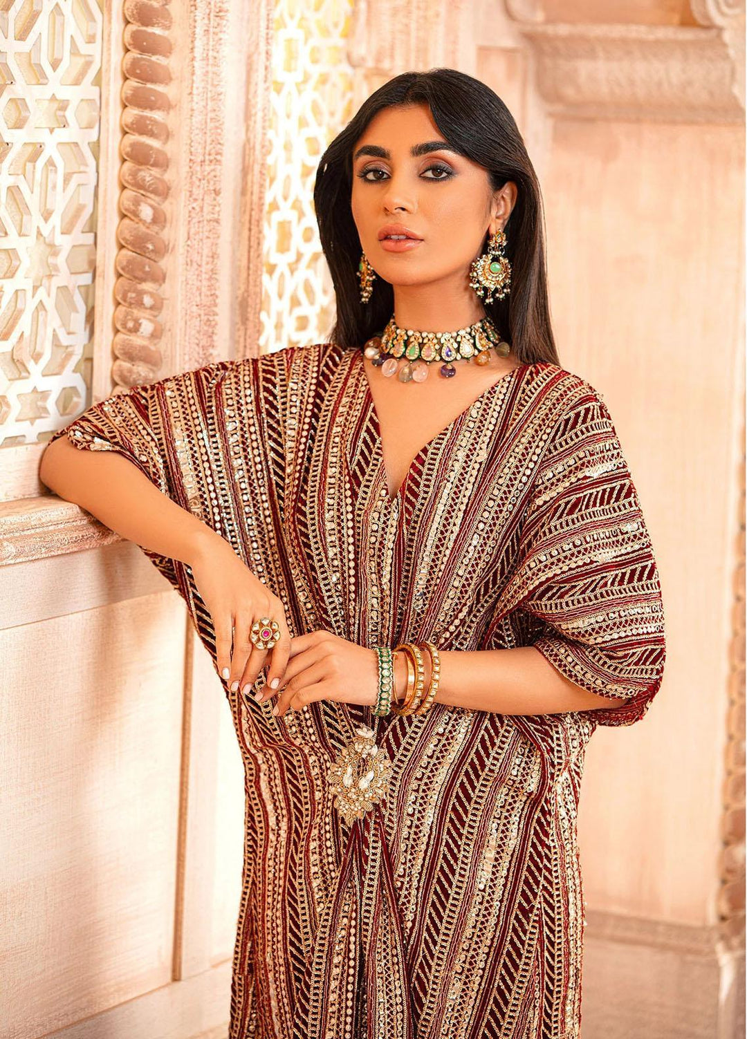 Vanya Pret  Velvet Kaftan VY21VM-2 KV-23