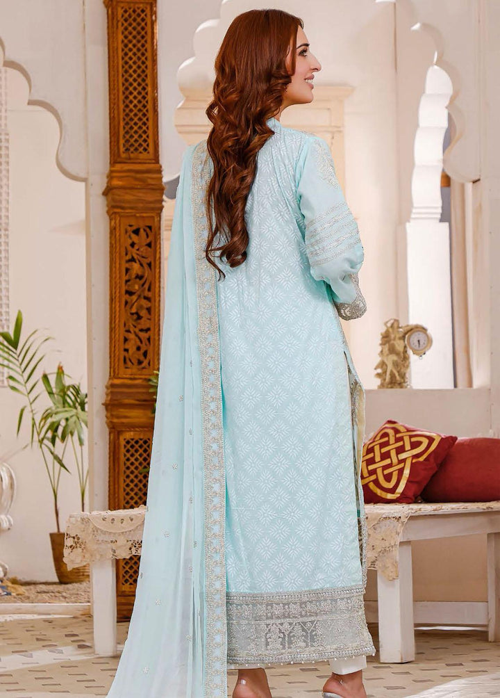 Vasl By Hadia Eman Embroidered Lawn Suits Unstitched 3 Piece HE22V HEVL-01 - Festive Collection