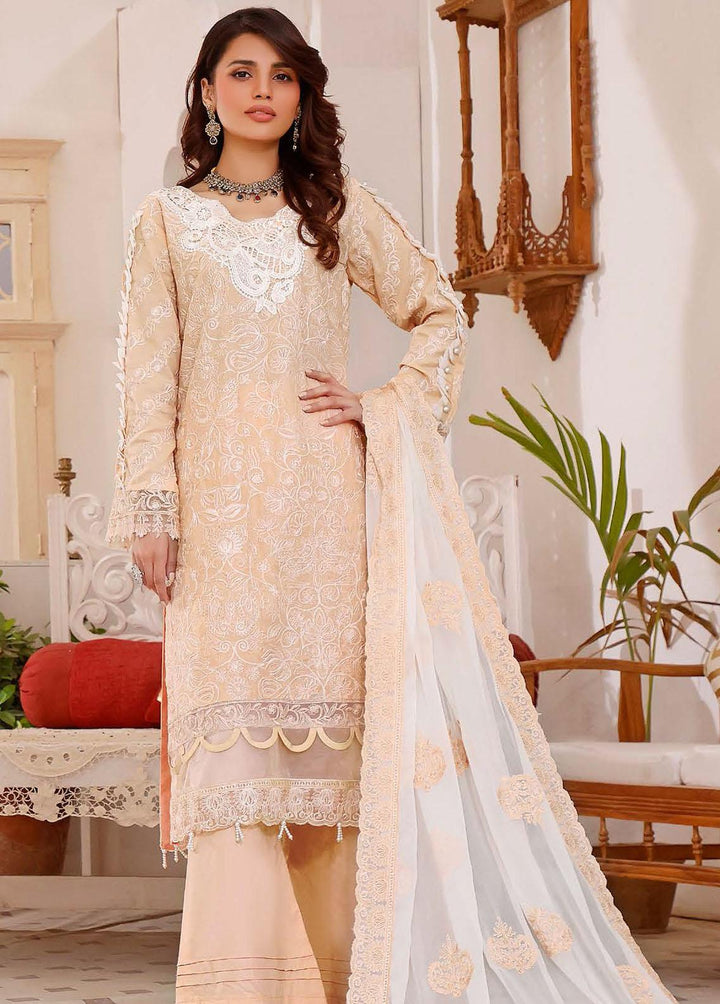 Vasl By Hadia Eman Embroidered Lawn Suits Unstitched 3 Piece HE22V HEVL-06 - Festive Collection