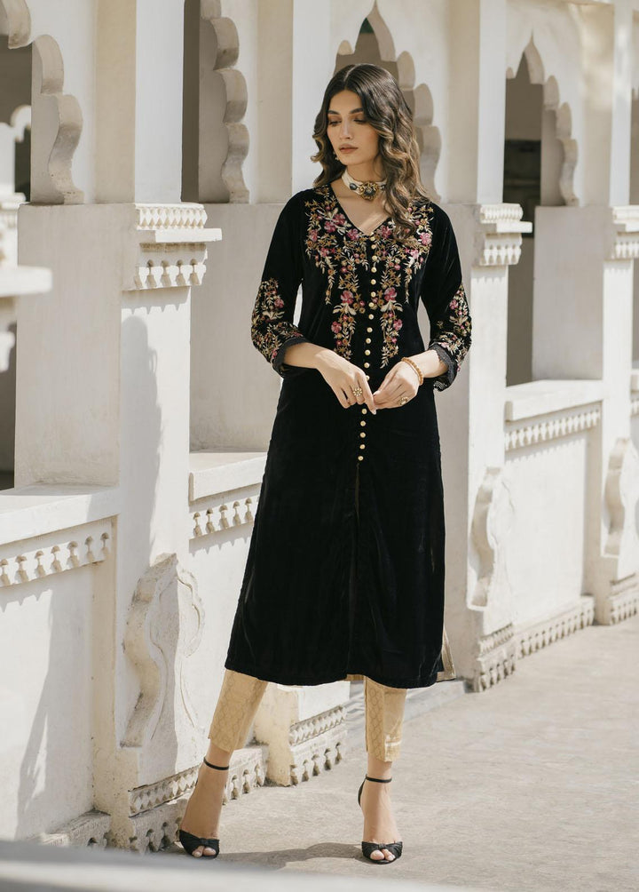 Naayas Pret Embroidered Velvet 2 Piece Suit Gaia