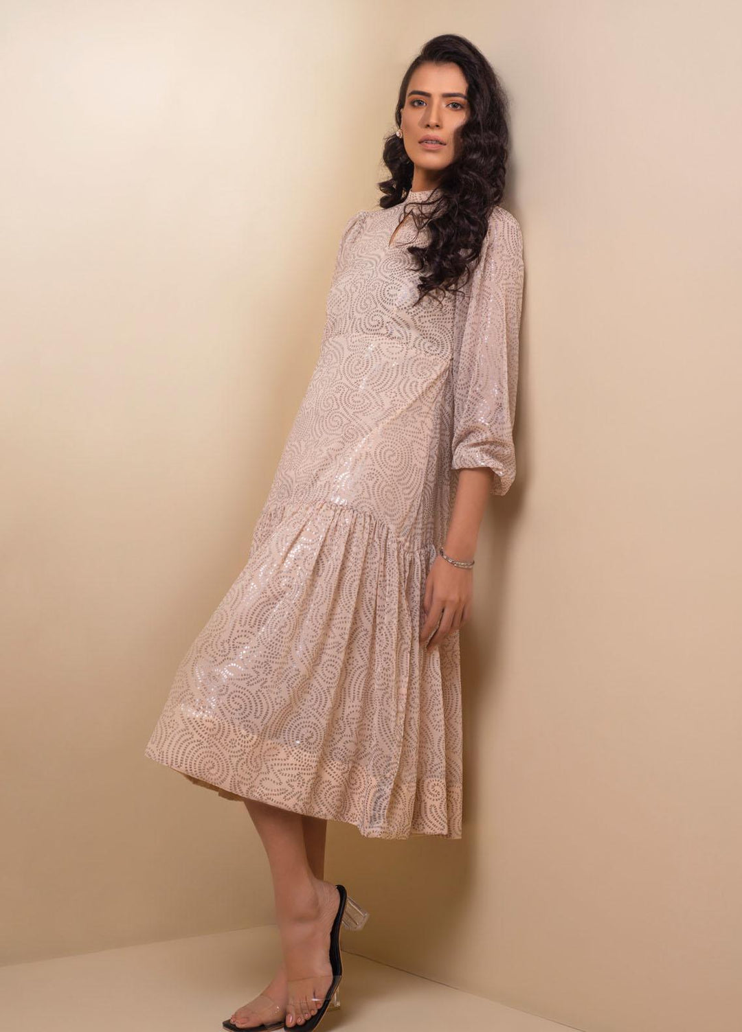 Velour Pret Western Chiffon 1 Piece Dress VGS 2206
