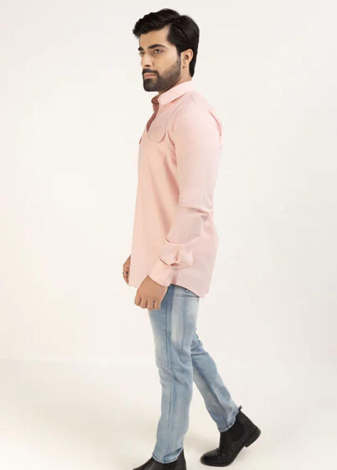 Venzyl Cotton Casual Shirt for Men -  MS23208-PNK