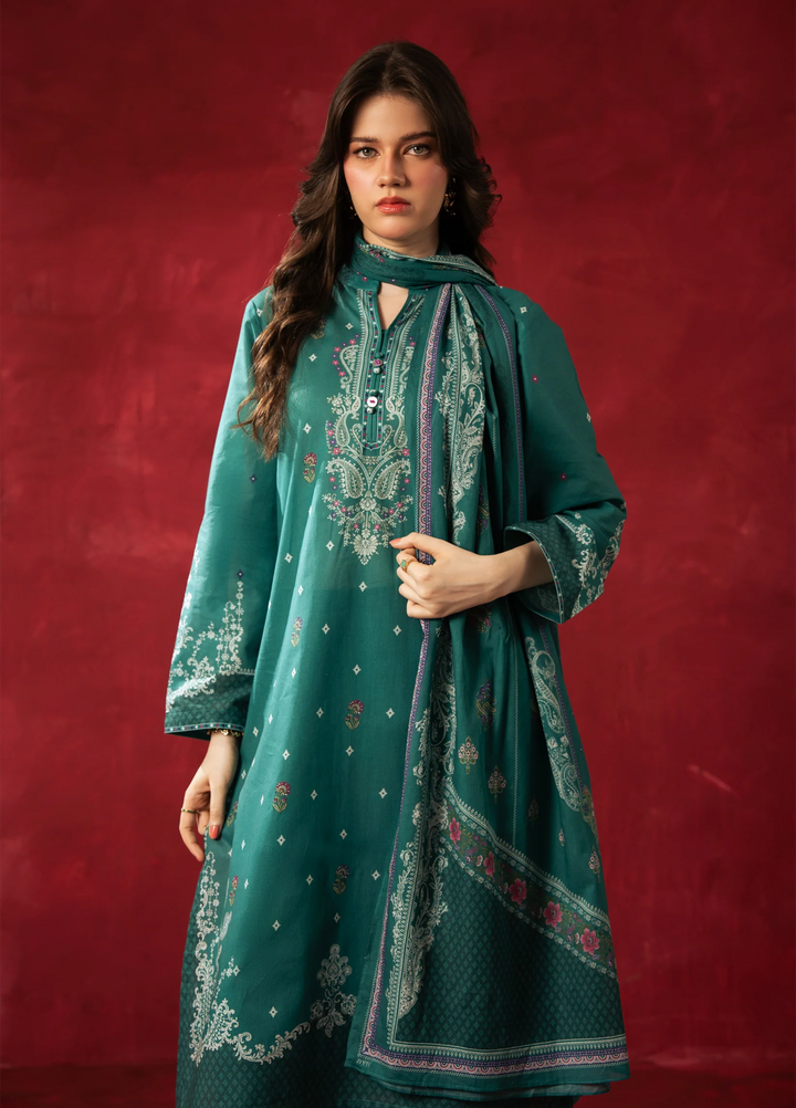 Zoe by Zeen RTW Printed Lawn 3 Piece Suit ZN26UZL WFM36607 - Casual Collection