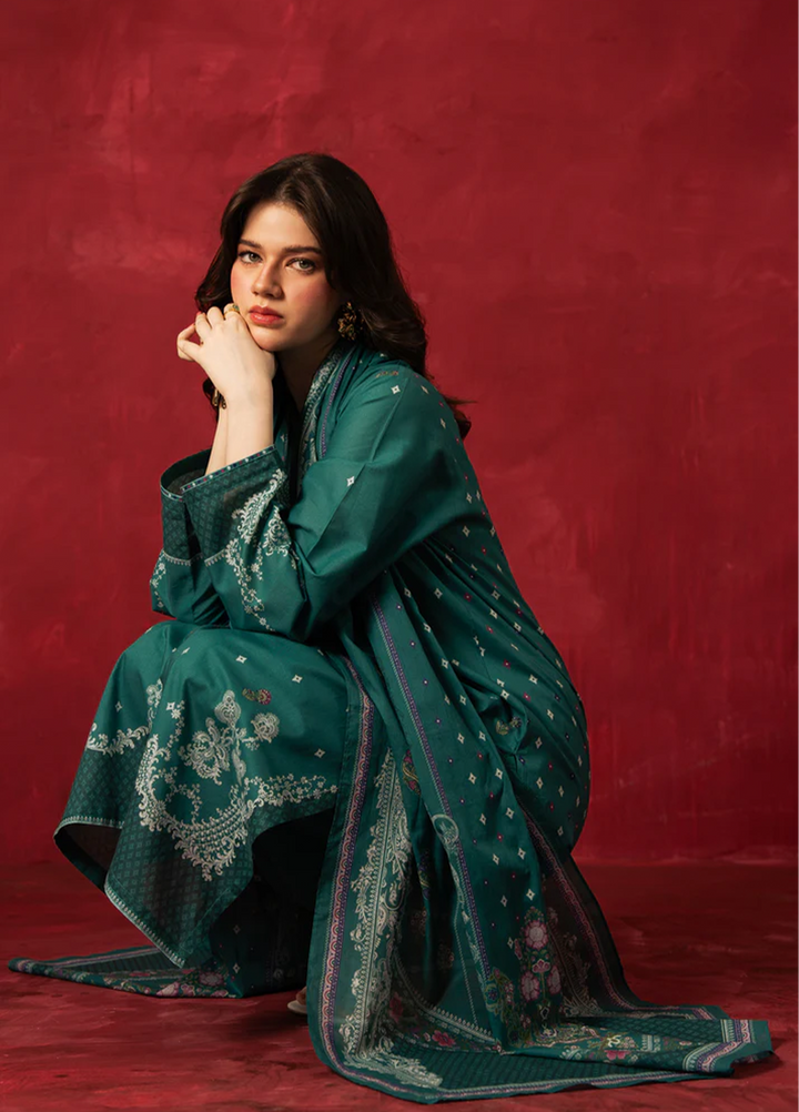 Zoe by Zeen RTW Printed Lawn 3 Piece Suit ZN26UZL WFM36607 - Casual Collection