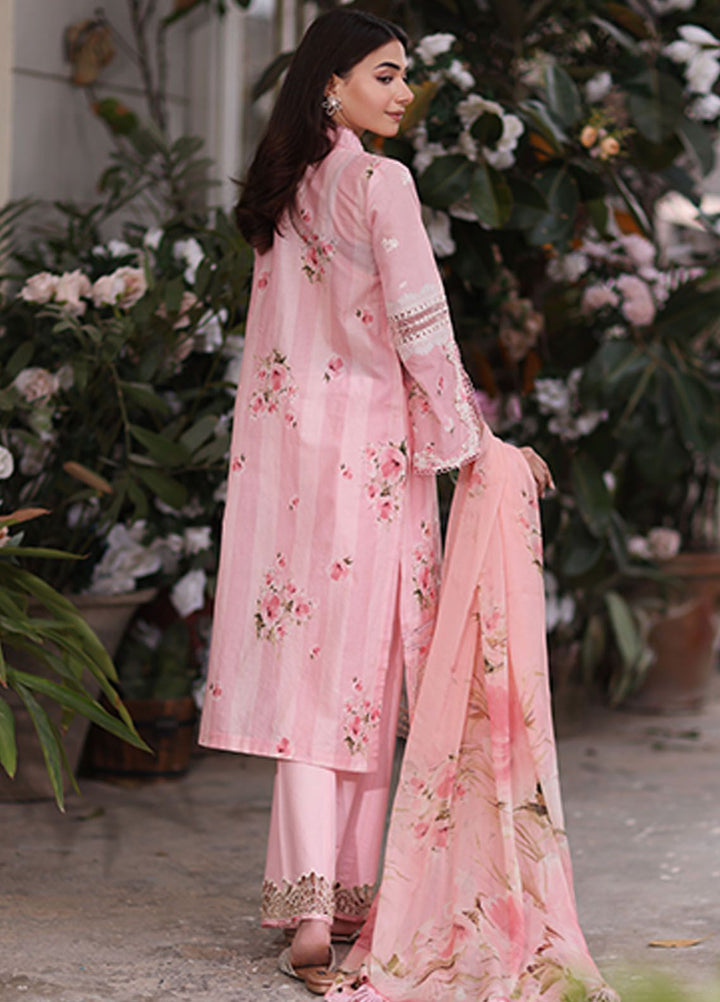 Vintage Flora By Manara Embroidered Lawn Suit Unstitched 3 Piece MNA24V Sienna SS-10 - Summer Collection