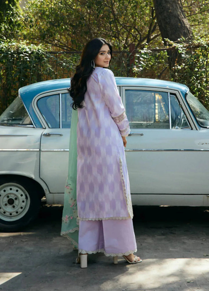 Vintage Flora by Manara Embroidered Lawn Suits Unstitched 3 Piece MNA25VS VF-01 Mahrang - Summer Collection
