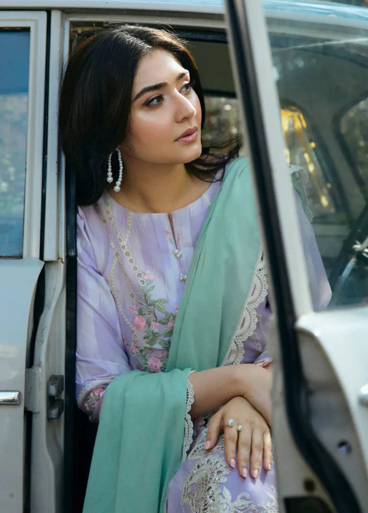 Vintage Flora by Manara Embroidered Lawn Suits Unstitched 3 Piece MNA25VS VF-01 Mahrang - Summer Collection