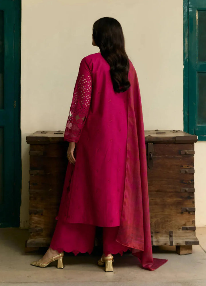 Vintage Flora by Manara Embroidered Lawn Suits Unstitched 3 Piece MNA25VS VF-02 Nazneen - Summer Collection