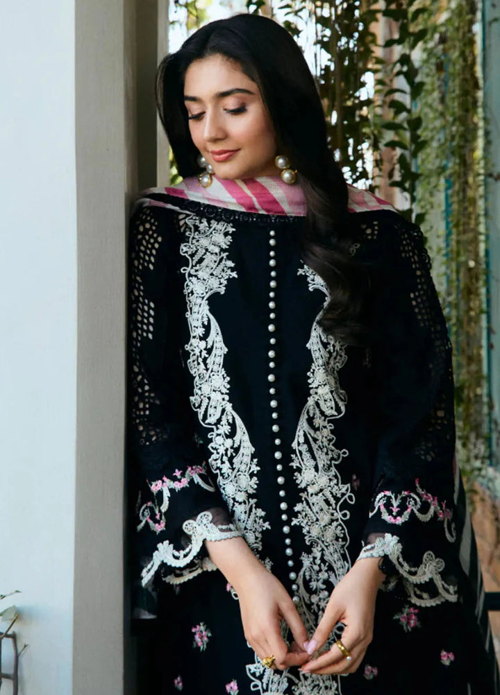Vintage Flora by Manara Embroidered Lawn Suits Unstitched 3 Piece MNA25VS VF-03 Laila - Summer Collection