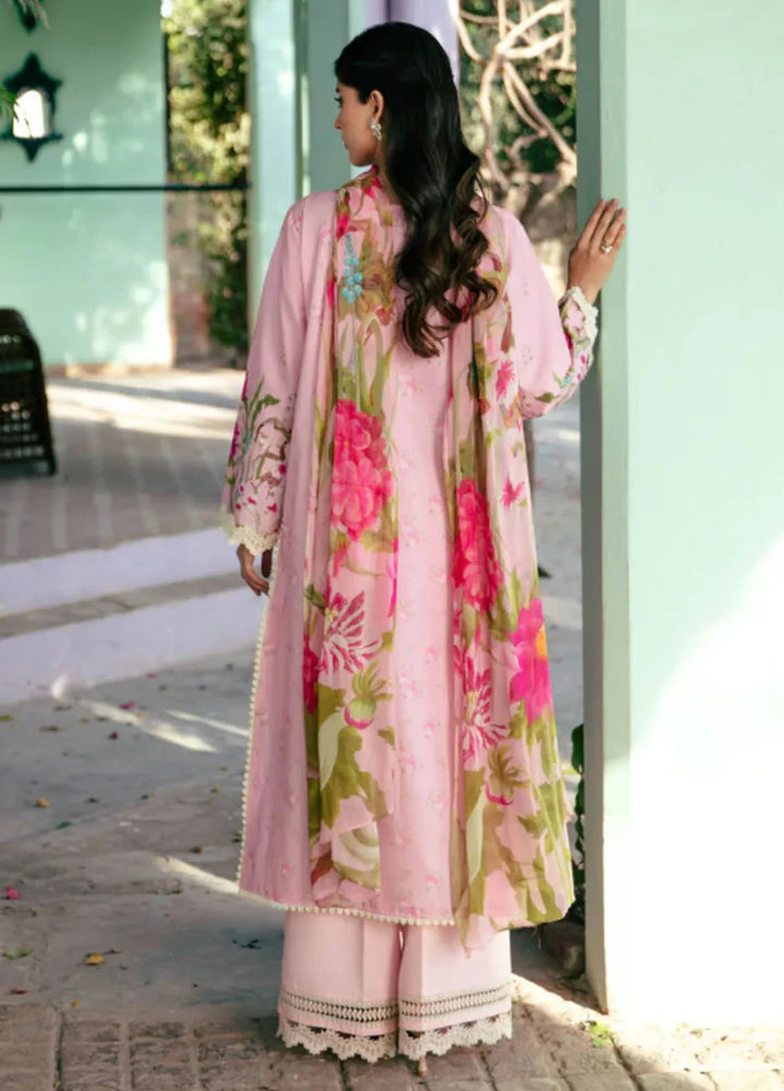 Vintage Flora by Manara Embroidered Lawn Suits Unstitched 3 Piece MNA25VS VF-05 Sierra - Summer Collection