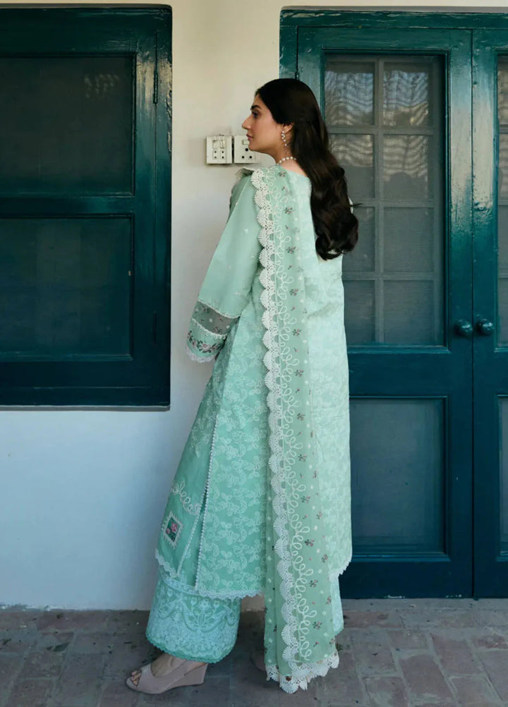 Vintage Flora by Manara Embroidered Lawn Suits Unstitched 3 Piece MNA25VS VF-08 Mina - Summer Collection