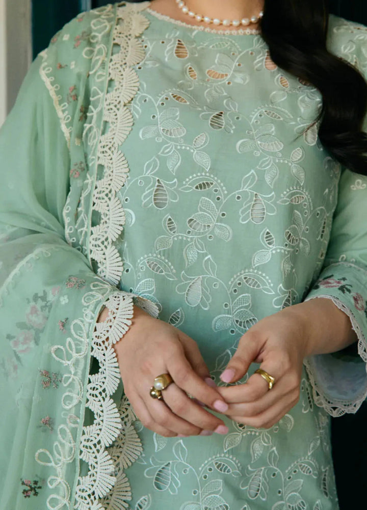 Vintage Flora by Manara Embroidered Lawn Suits Unstitched 3 Piece MNA25VS VF-08 Mina - Summer Collection