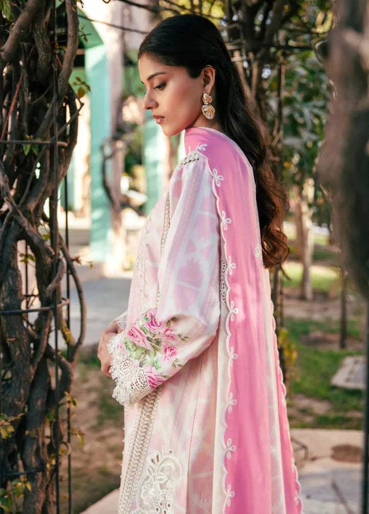 Vintage Flora by Manara Embroidered Lawn Suits Unstitched 3 Piece MNA25VS VF-09 Rozinay - Summer Collection