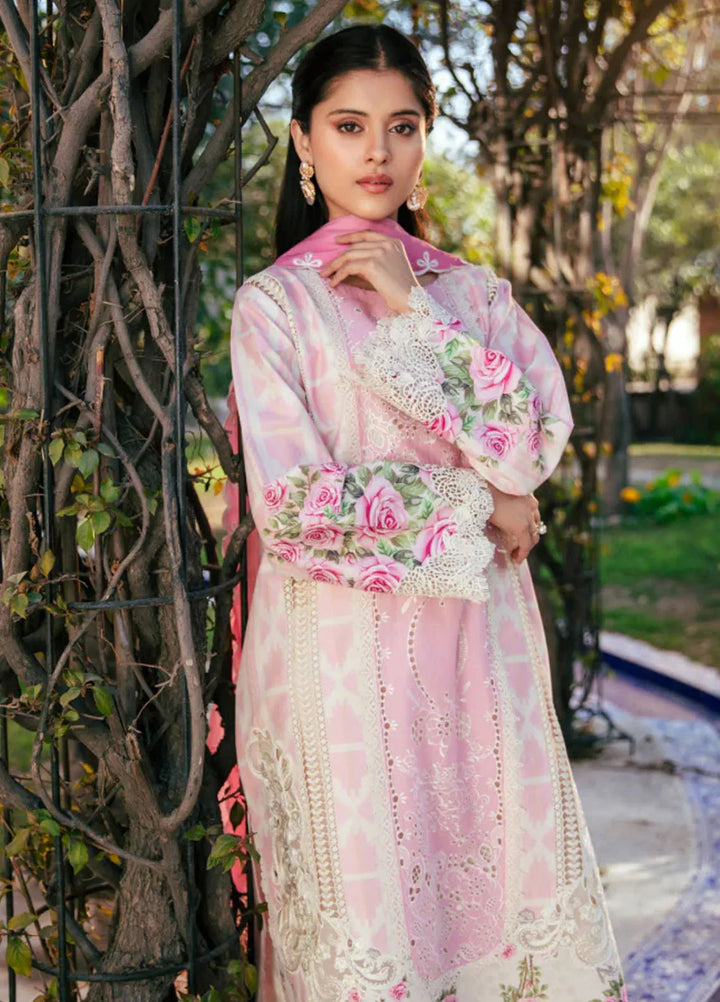 Vintage Flora by Manara Embroidered Lawn Suits Unstitched 3 Piece MNA25VS VF-09 Rozinay - Summer Collection