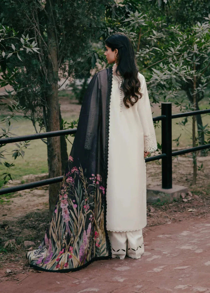 Vintage Flora by Manara Embroidered Lawn Suits Unstitched 3 Piece MNA25VS VF-10 Seher - Summer Collection