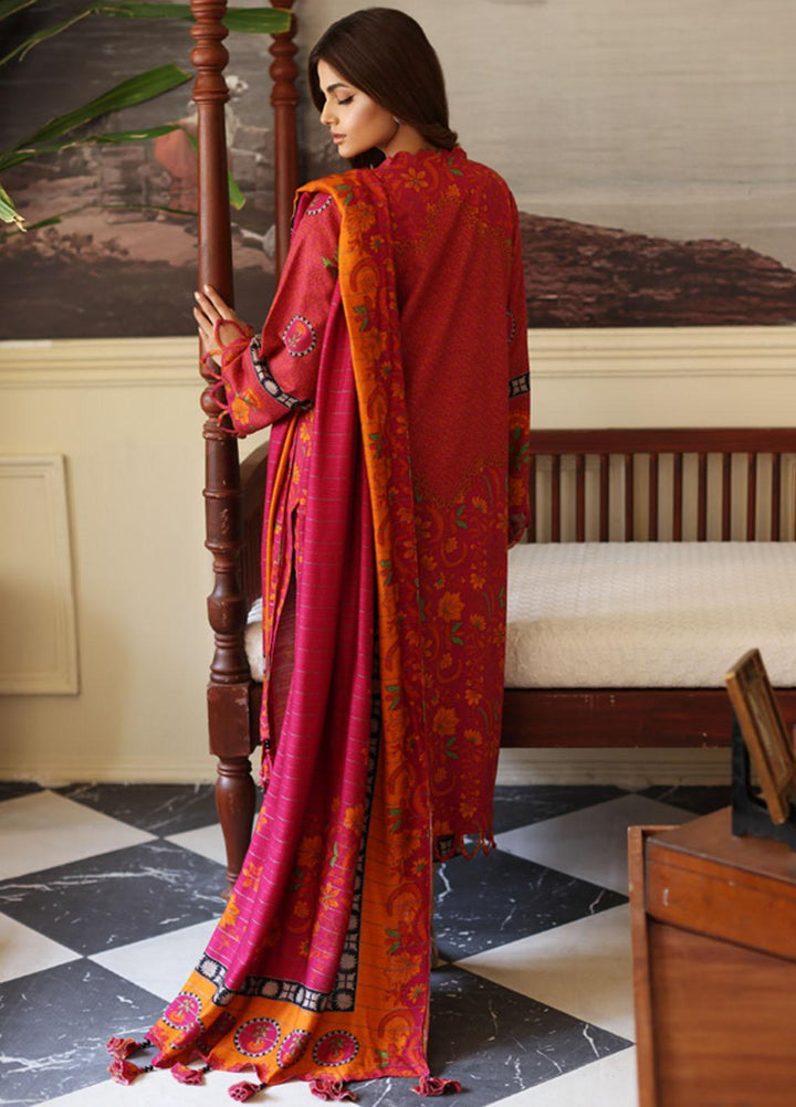 Virsa By Charizma Printed Khaddar Suits Unstitched 3 Piece CRZ23VK CVW3-04 - Winter Collection