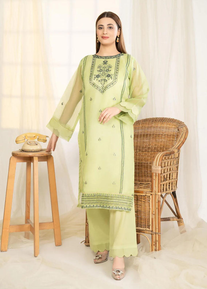 Noorangi Luxury Pret  Khaadi Net 2 Piece Suit NR22VF Pistachio