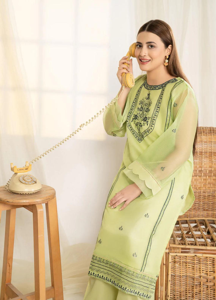 Noorangi Luxury Pret  Khaadi Net 2 Piece Suit NR22VF Pistachio